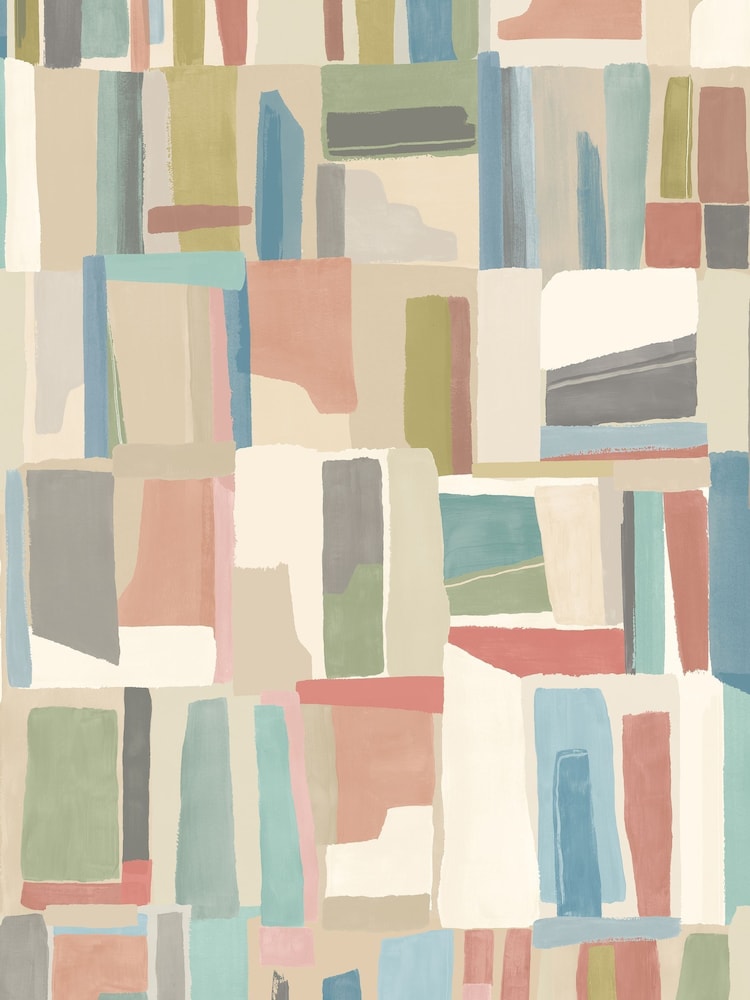 Ohpopsi Shore Abstract Cubes Wallpaper - Image 3 of 3