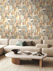 Ohpopsi Smoky Haze Abstract Cubes Wallpaper - Image 1 of 2