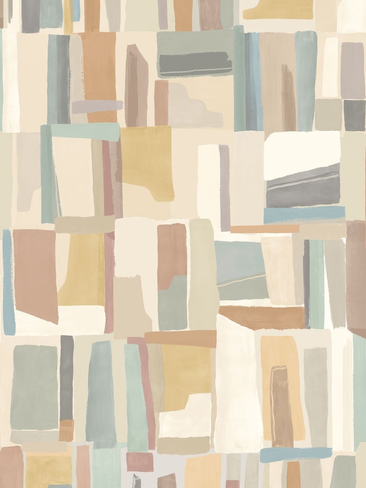Ohpopsi Smoky Haze Abstract Cubes Wallpaper - Image 2 of 2