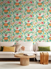 Ohpopsi Seafoam Mix Clementine Wallpaper - Image 1 of 3
