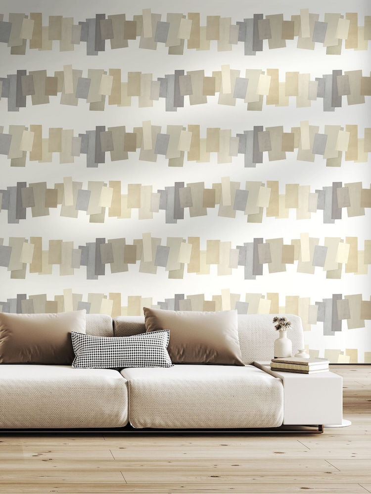 Ohpopsi Stone Offset Blocks Wallpaper - Image 1 of 1