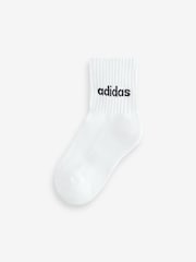 Blanco/Negro - adidas Linear Crew Socks 10 Pack - Imagen 3 de 11