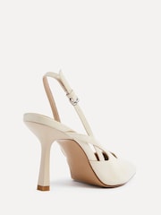 Linzi Nude Rhea Sling Back Court Heels - Image 3 of 5