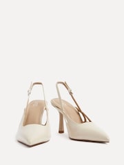 Linzi Nude Rhea Sling Back Court Heels - Image 4 of 5