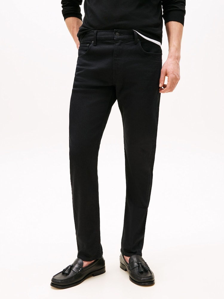 Tommy Hilfiger Black Core Harlem Tapered Leg Jeans - Image 1 of 6