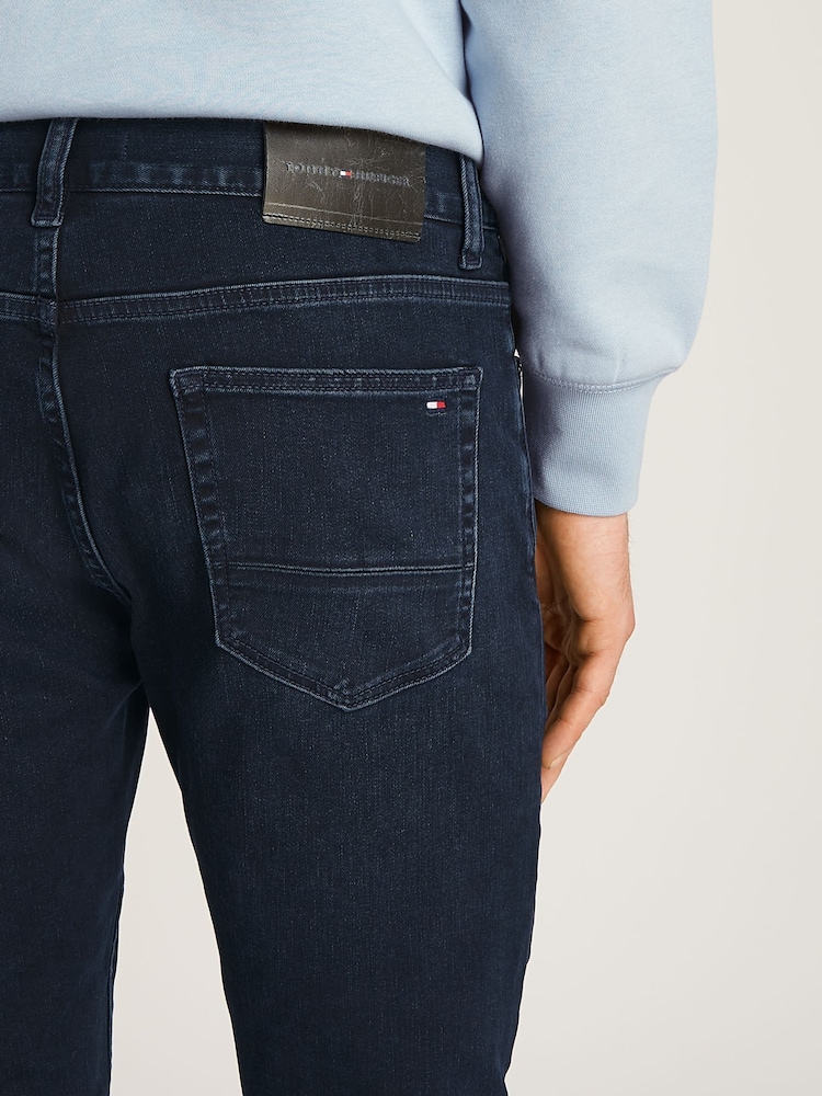 Tommy Hilfiger Blue Denton Straight Jeans With Stretch - Image 4 of 6