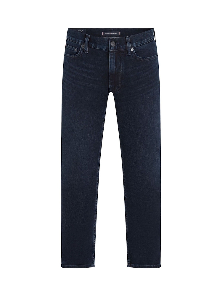 Tommy Hilfiger Blue Denton Straight Jeans With Stretch - Image 5 of 6
