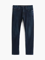 Dunkler Denim - Tommy Hilfiger Denton-Stretch-Jeans mit geradem Schnitt - Bild 7 von 7