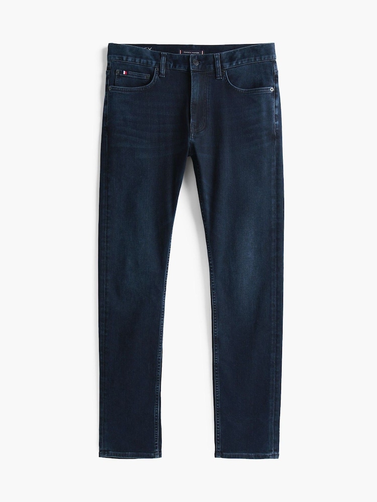 Dunkler Denim - Tommy Hilfiger Denton-Stretch-Jeans mit geradem Schnitt - Bild 7 von 7