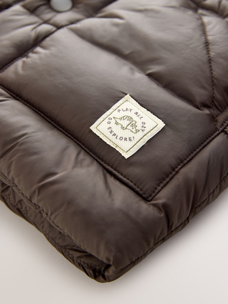 Dark Brown Padded Gilet (3mths-10yrs) - Image 4 of 5