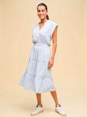Aspiga Blue Riley 100% Cotton Dress - Image 1 of 5