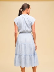 Aspiga Blue Riley 100% Cotton Dress - Image 2 of 5