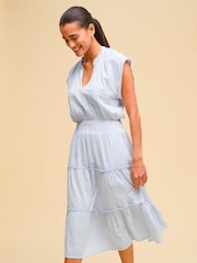 Aspiga Blue Riley 100% Cotton Dress - Image 3 of 5