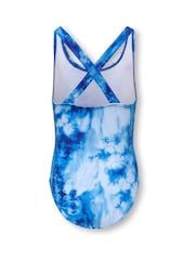 ONLY KIDS Blue Tie Dye Printed Swimsuit - Image 2 of 3