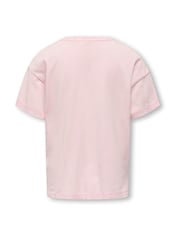 ONLY KIDS Oversized 100% Cotton Graphic Print Malibu Purple T-Shirt - Image 5 of 5