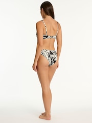Sea Level Black Jungle Book Twist Bandeau - Image 2 of 5