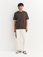 NN.07 Brown Adam EMB T-Shirt - Image 2 of 4