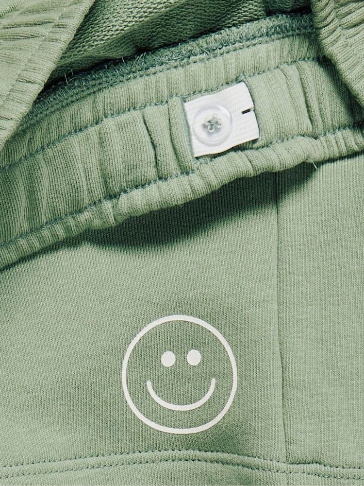 ONLY KIDS Green Smile Top/Shorts Sweat Set - Image 3 of 3