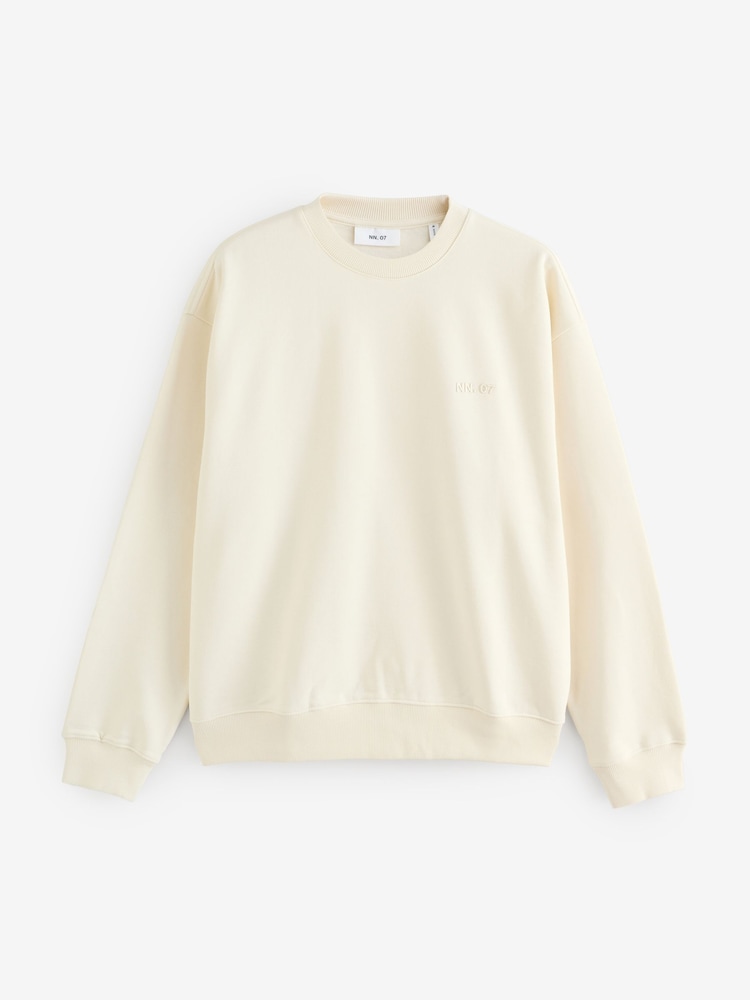 NN.07 Blue Paul Long Sleeve Polo Sweat Top - Image 1 of 1