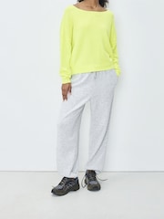 American Vintage Yellow Damsville Long Sleeve Boat Neck Jumper - Image 1 of 5