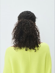 American Vintage Yellow Damsville Long Sleeve Boat Neck Jumper - Image 3 of 5