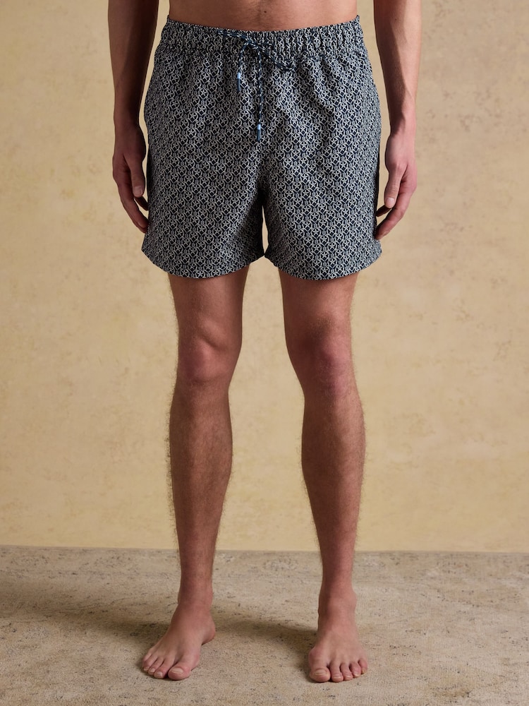 Joules Overton Navy Swimming Shorts - Image 1 of 8