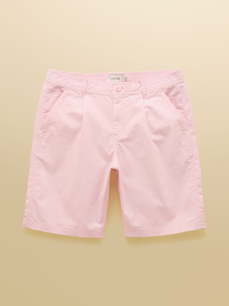Ροζ - Joules Norfolk Relaxed Fit Βερμούδα chino - Εικόνα 8 από 8