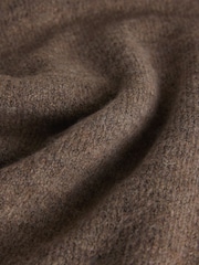 The Set Brown Marl/Charcoal Grey Marl 2 Pack Knitted Roll Neck Jumpers - Image 5 of 5