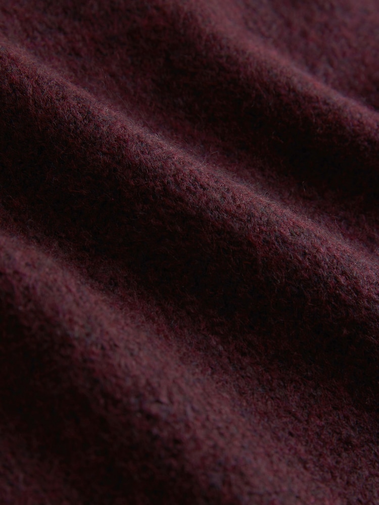 The Set Burgundy Red/Black 2 Pack Knitted Roll Neck Dresses - Image 3 of 3 The Set Burgundy Red/Black 2 Pack Knitted Roll Neck Dresses - Image 3 of 3