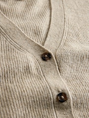The Set Brown Marl/Neutral 2 Pack Knitted Vest With Wool - Image 6 of 6