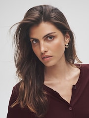 The Set Chocolate Brown/Burgundy/Dark Pink/Taupe Brown 4 Pack 3 Pack Fine Knit Button Through Cardigans - Image 13 of 19