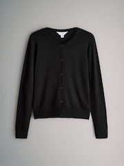 The Set Black/Red/Khaki Green 3 Pack 3 Pack Fine Knit Button Through Cardigan - Image 4 of 6