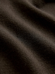 The Set Chocolate Brown/Grey Marl Fine Knit Collared Polo Jumpers 2 Pack - Image 10 of 10