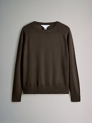 The Set Chocolate Brown 3 Pack Bundle Knit Jumpers - Image 10 of 12