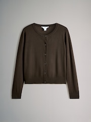 The Set Chocolate Brown 3 Pack Bundle Knit Jumpers - Image 3 of 6
