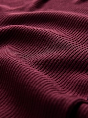 The Set Burgundy Red/Navy Blue 2 Pack Ribbed Knit Cardigans - Image 5 of 5