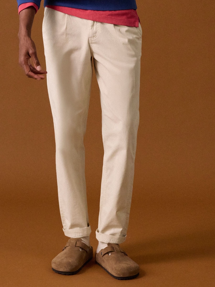 رملي - Joules Norfolk Garment Dyed Relaxed Fit Chino - صورة 1 من 10