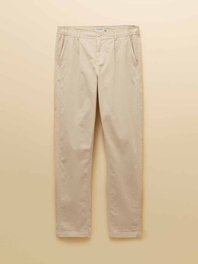 Joules Norfolk Cream Relaxed Fit Chino Trousers - Image 8 of 8