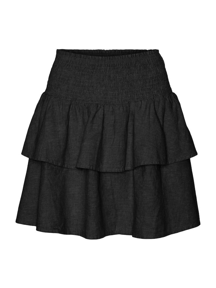 VERO MODA Black Tiered Lightweight Skirt - Image 5 of 5