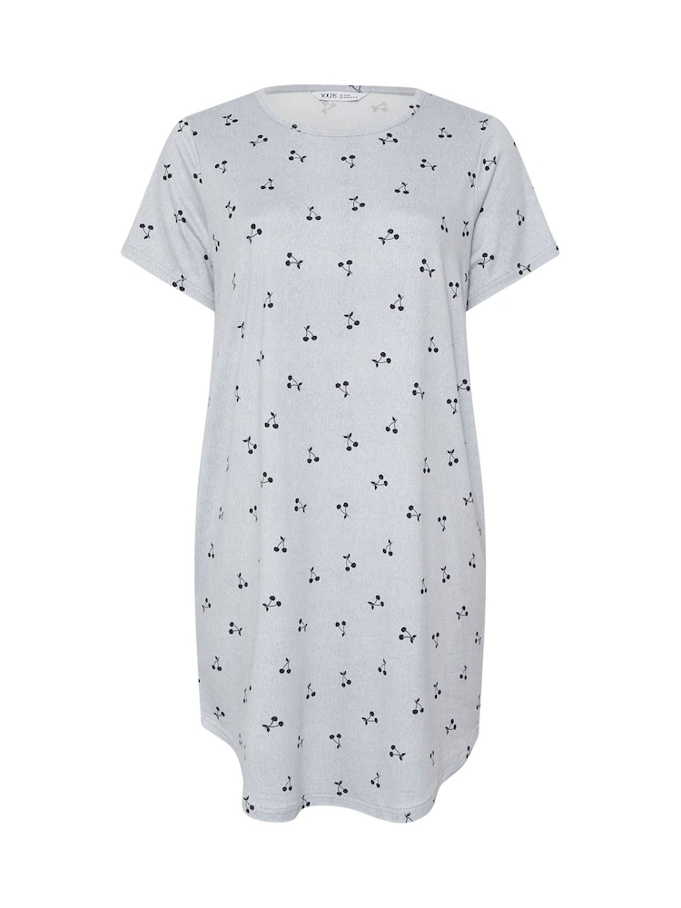 Yours Curve Pink Dipped Back Nightdress 2 Pack - Image 7 of 8