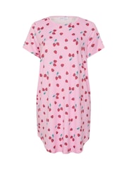 Yours Curve Pink Dipped Back Nightdress 2 Pack - Image 8 of 8