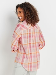 M&Co Pink Check Dobby Shirt - Image 3 of 5