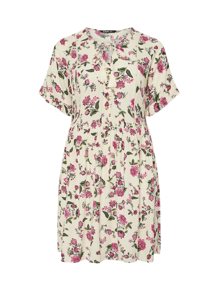 Yours Curve Natural Desert Dress - Image 6 of 6