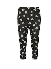 Yours Curve Black Cropped Leggings 2 Pack - Image 7 of 7