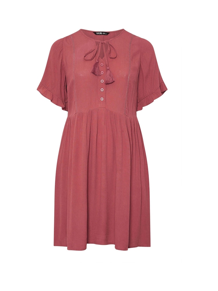 Yours Curve Pink Desert Dress - Image 1 of 1