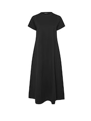 Yours Curve Black A Line Flare 100% Cotton Dress - Image 5 of 5