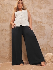 Yours Curve Natural Elongated Waistcoat - Image 7 of 8