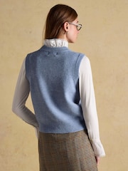 Azul - Colete de malha Joules Holly - Imagem 2 de 8