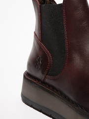 Fly London Red Rug Boots - Image 4 of 4