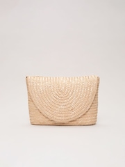 Phase Eight Natural Straw Clutch Bag - Image 1 of 7